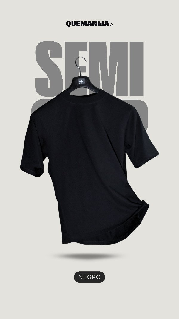 Producto - NEGRO semioversize