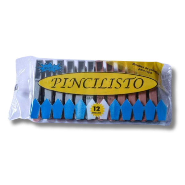 Producto - Pack de 12 Broches de Plástico Pincilisto