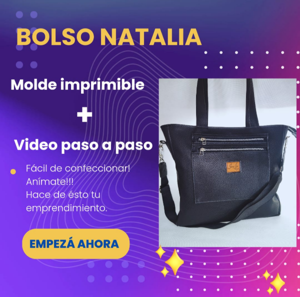 Producto - Molde Bolso Natalia
