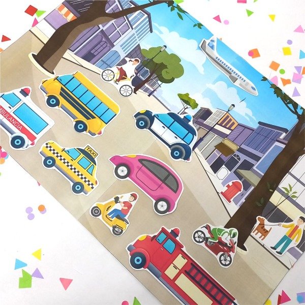 Producto - Mural para Armar Ciudad