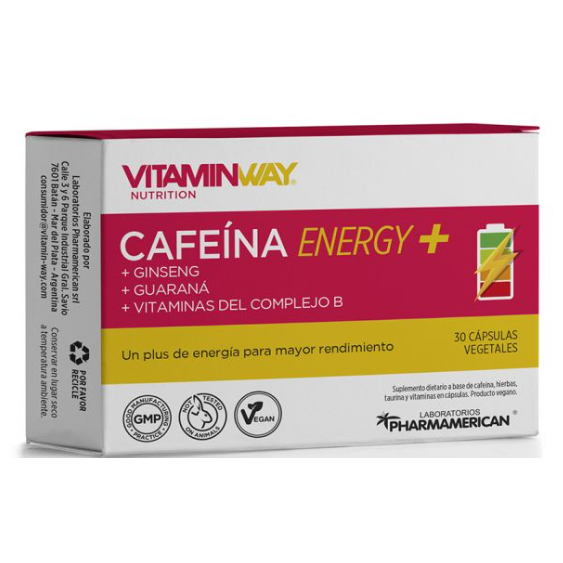 Producto - Cafeína Energy + VITAMINWAY X30