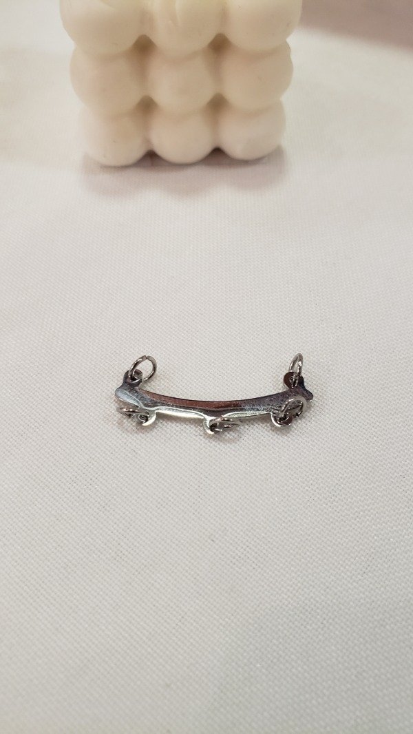 Producto - Dije percha para tres acero