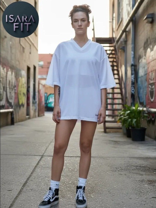 Producto - Remera Oversize Futbol Blanca - 0