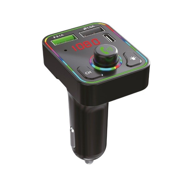 Producto - Cargador y Reproductor de Música para Auto FM 100