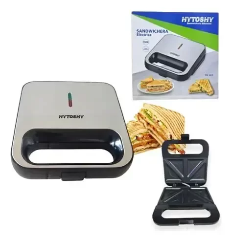 Producto - SANDWICHERA PLATEADA HYTOSHY MC3394