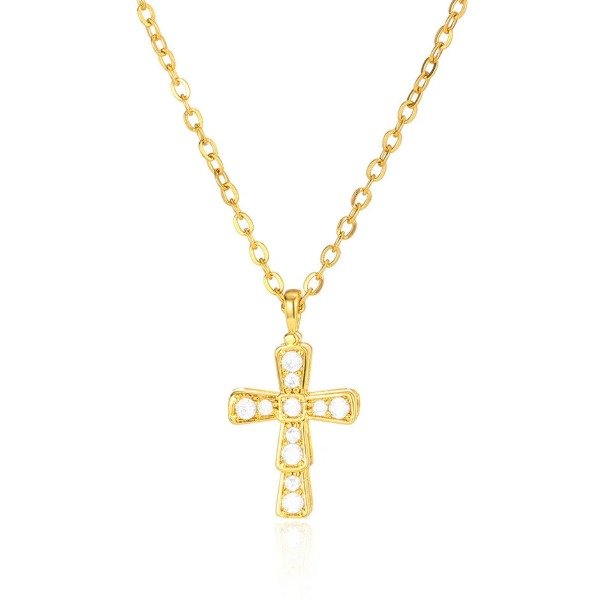 Producto - Collar cruz cubic