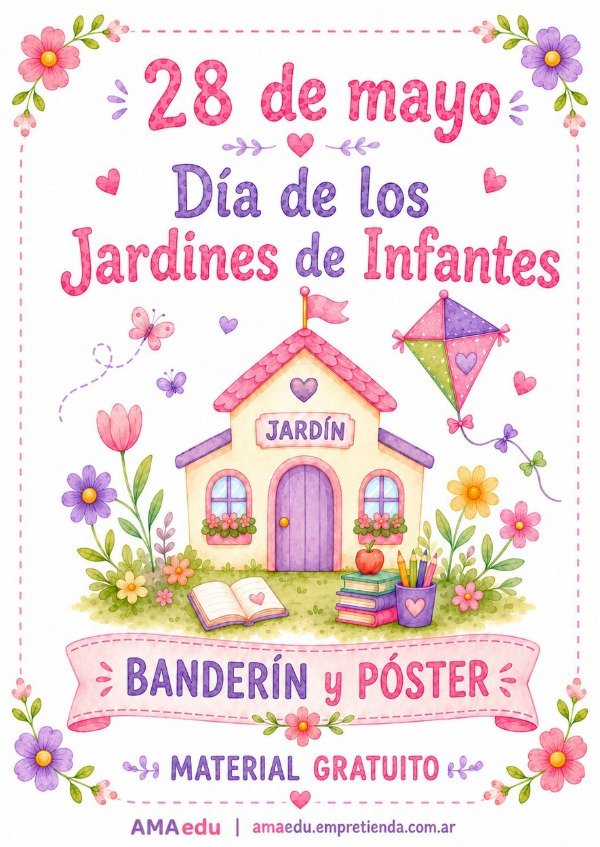 Producto - DÍA DE LOS JARDINES DE INFANTES (Material Gratuito)