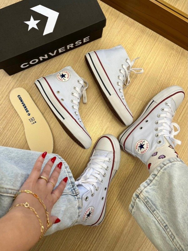 Producto - Converse All Star -Botita Blanca