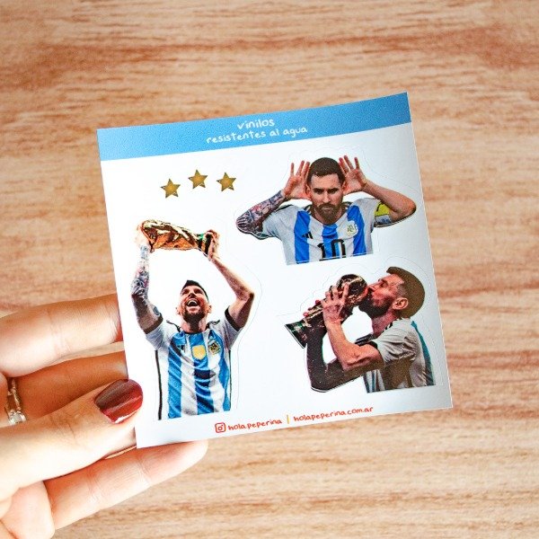 Producto - Plancha de vinilo - Messi - Selección Argentina