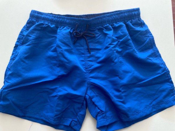 Producto - Short Importado Liso Azul Talle L