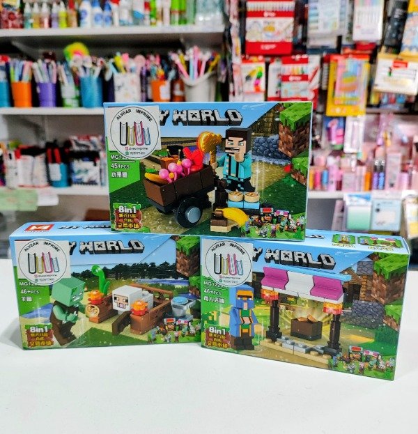 Producto - Bloques tipo Legos Minecraft Chico - 1