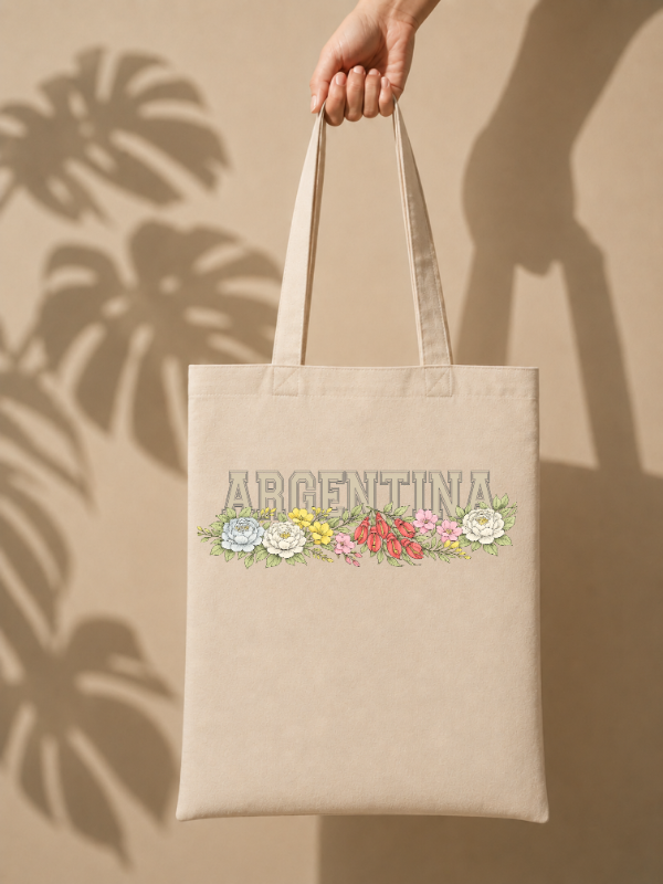 Producto - Bolsa Éste es mi país beige