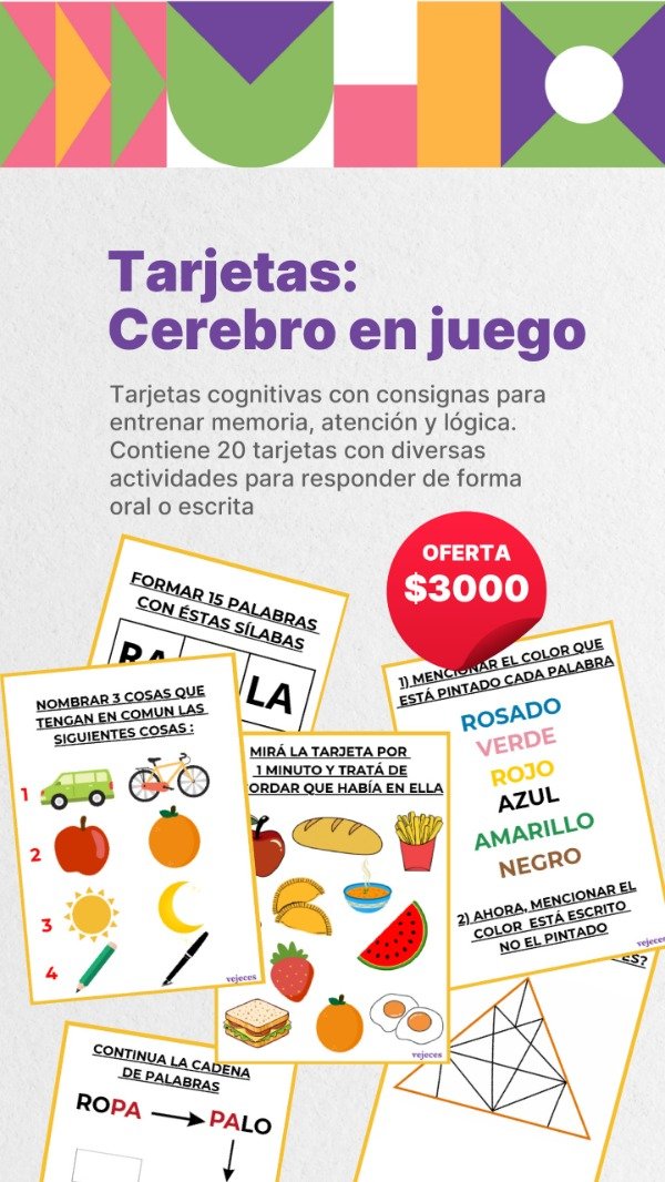 Producto - Tarjetas "Cerebro en Juego"