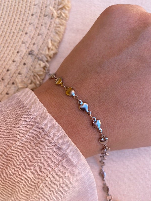 Producto - Pulsera Corazoncitos verticales A.Q