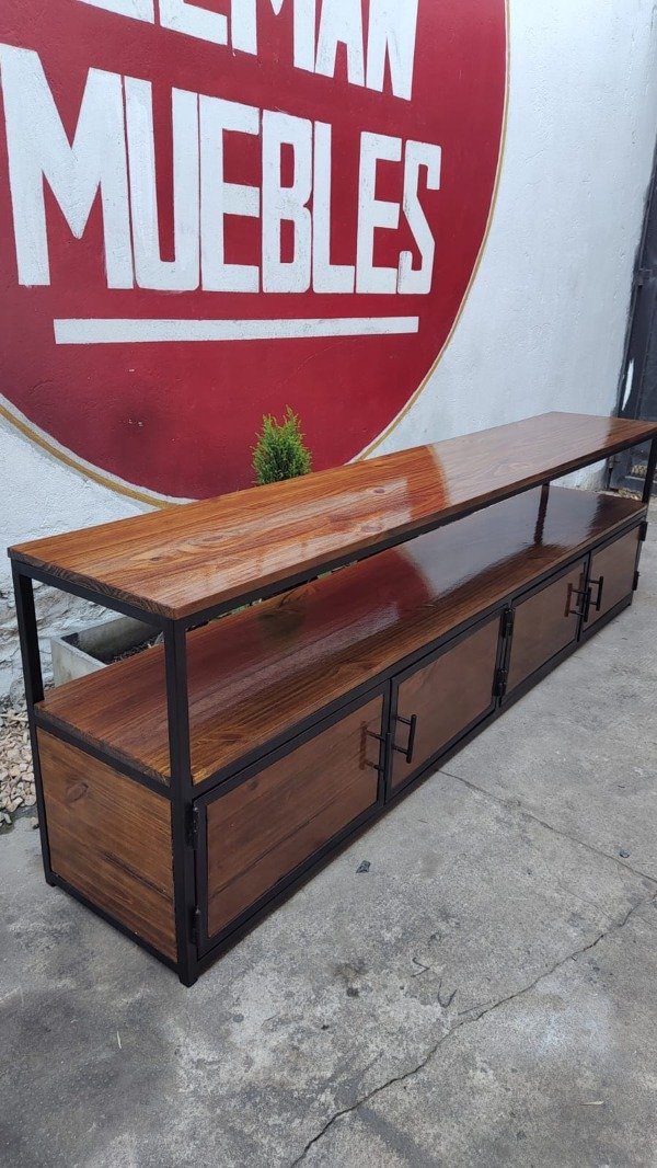 Producto - Rack TV con espacio de guardado + estante
