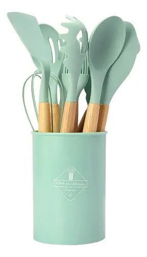 Producto - SET DE UTENSILIOS DE SILICONA 12PCS