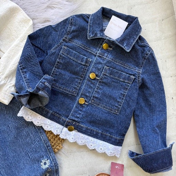 Producto - Campera denim para bebas talles hasta 3 años