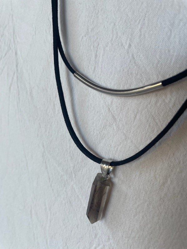 Producto - Choker Cuarzo Ahumado
