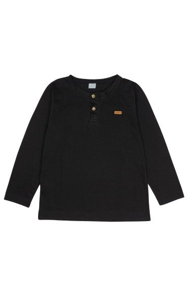 Producto - REMERA ML CON CARTERA NEGRO