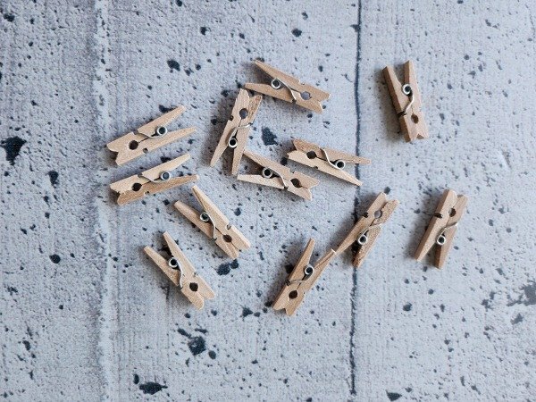 Producto - Mini broches de madera