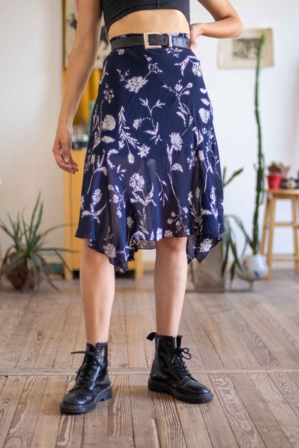 Producto - Falda Hiedra Picos Talle:varios