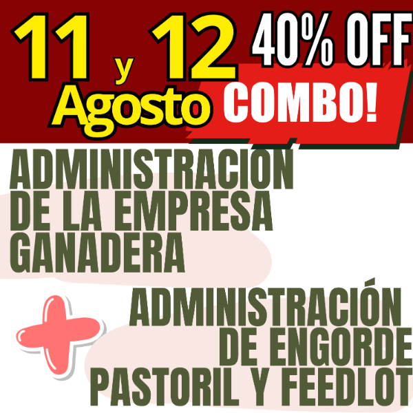 Producto - COMBO 2 CURSOS:     Gestión Ganadera  +  Engorde Pastoril y Feedlot - 0