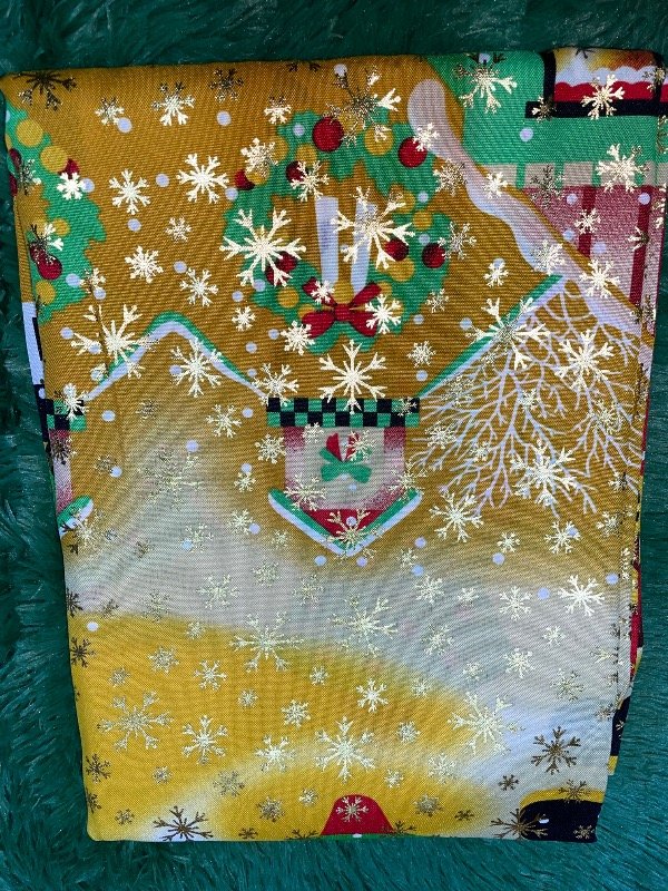 Producto - Mantel tropical Navideño con brillo - 3