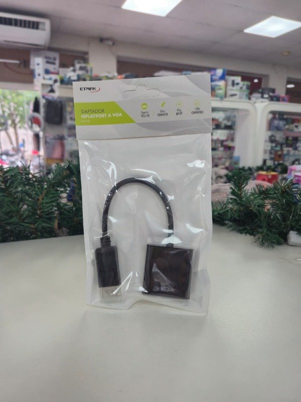 Producto - Conversor Display Port a Vga (h) Netmak NM-C105