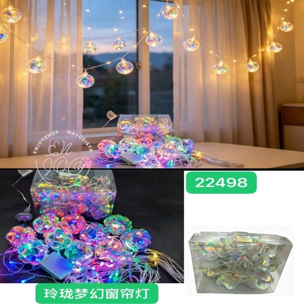 Producto - TIRA GUIRNALDAS LED LUCES MULTICOLORES 22498