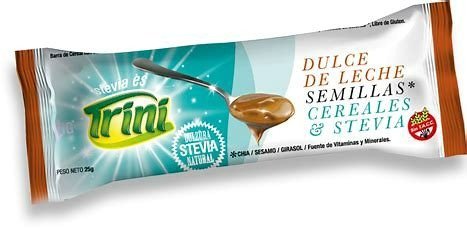 Producto - Trini Barrita de Cereal con dulce de cleche y Stevia X 25 Gr
