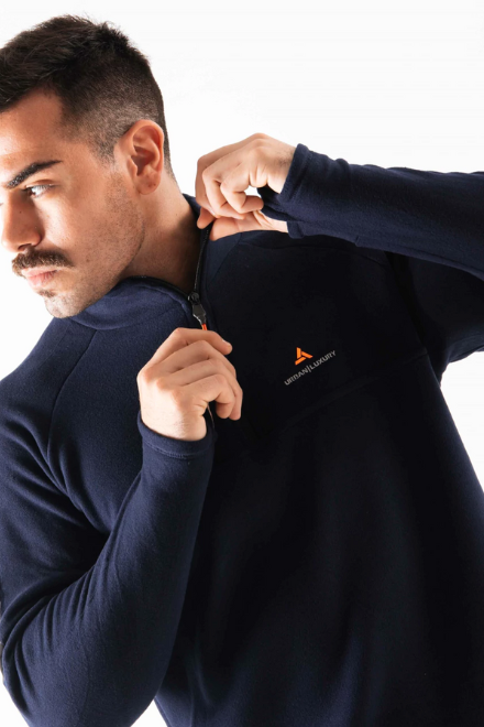 Producto - BUZO URBAN LUXURY MICROPOLAR SNOW - MARINO (M)