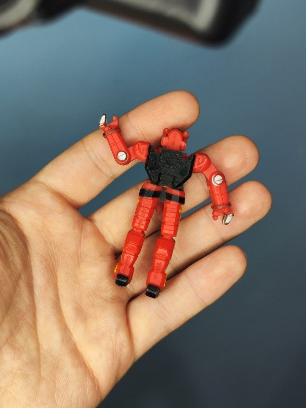 Producto - Red Dragon Mini Figura Zord Red 5 cm - Original Saban 1994 - 1