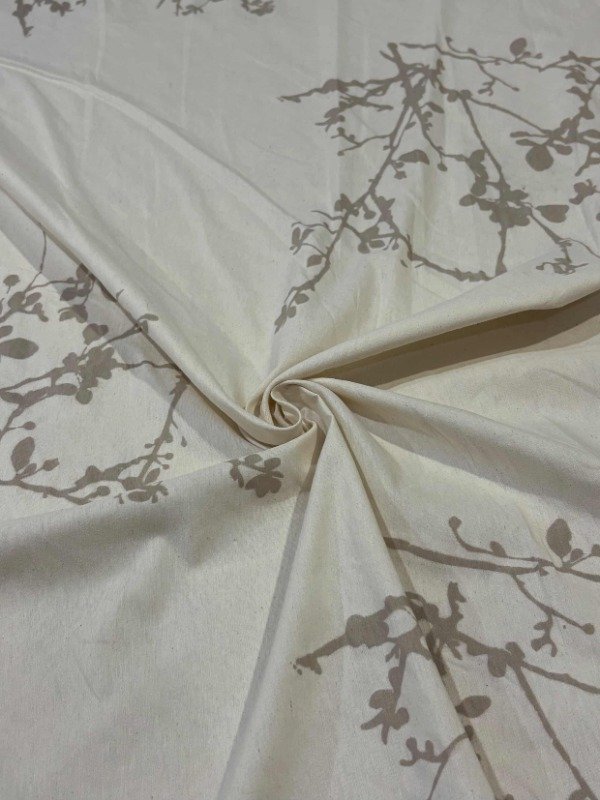 Producto - Tussor estampado nuevo dibujo beige