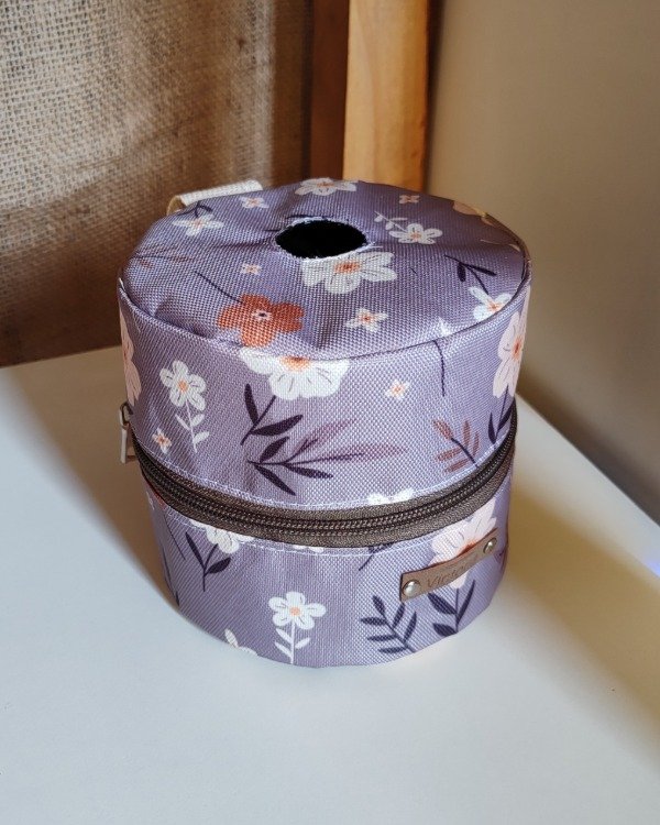 Producto - Porta rollo de papel higiénico - violeta