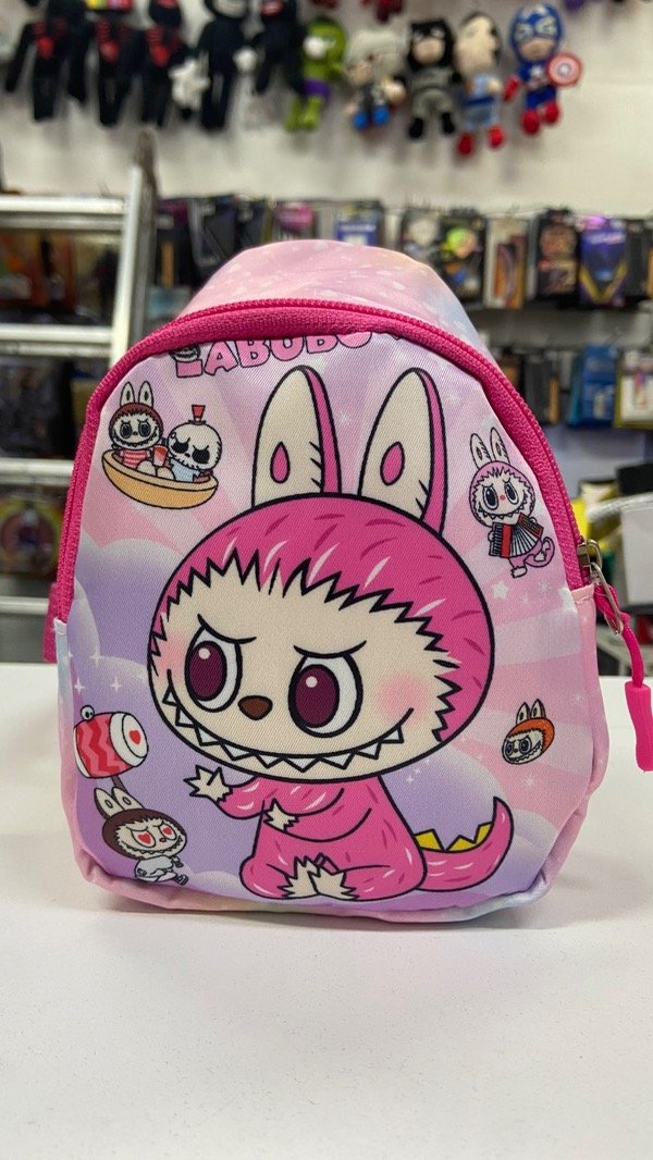 Producto - Bolso riñonera Labubu para niños (rosa)