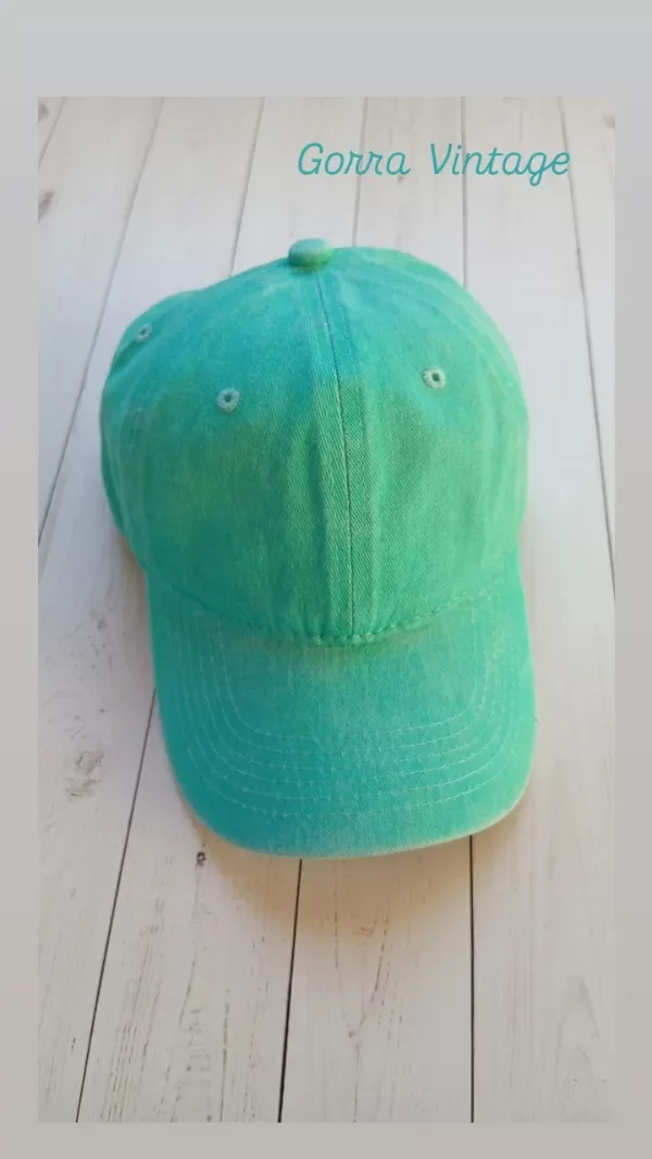 Producto - GORRA VINTAGE VERDE CLARO