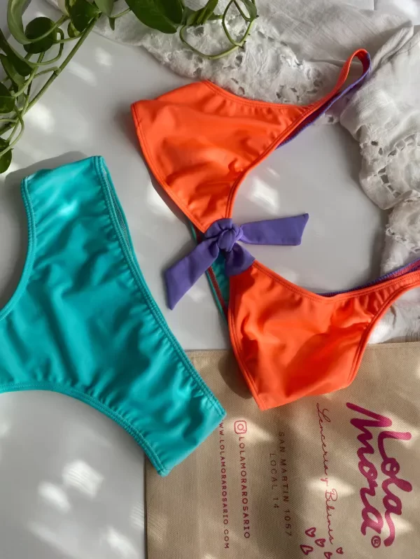 Producto - BIKINI SARA CORAL COULOTELESS AQUA