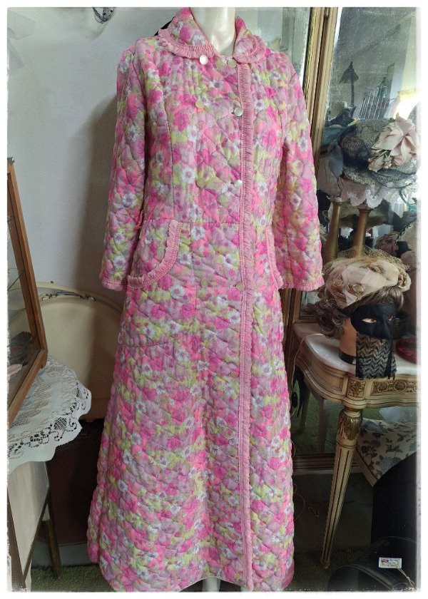 Producto - Deshabillé matelasse Estampado flores