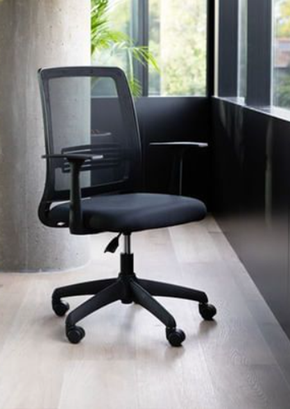 Producto - HOME OFFICE Silla Operativa MINT, Giratoria Respaldo RED!!