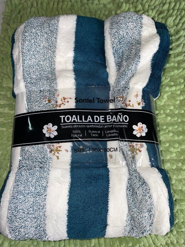 Producto - Toallones secado rápido gigantes rallados - 3