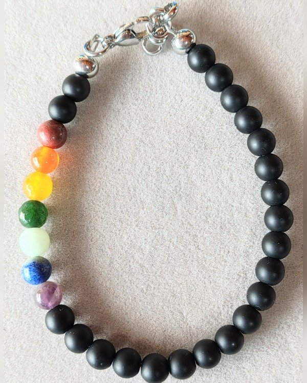 Producto - Ambar. Pulsera Hombre. ChaKras