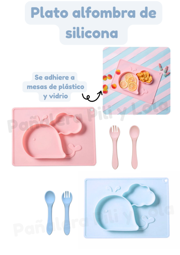 Producto - Plato alfombra con cubiertos