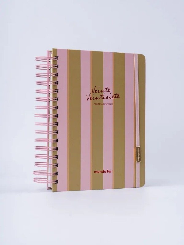 Producto - Agenda Docente Diaria A5 FW 2027 - Rayas - 0