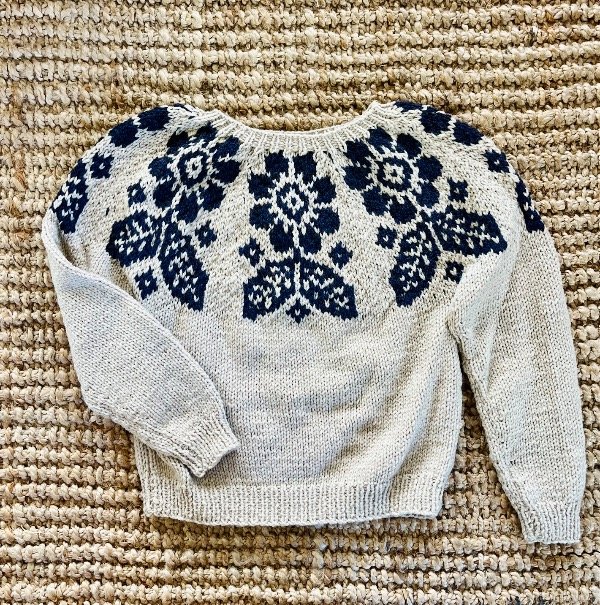 Producto - Sweater Flor Azul