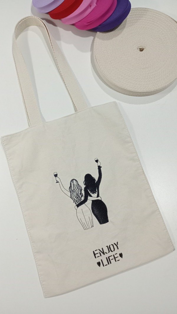 Producto - Eco Bag Bordada y forrada ENJOY