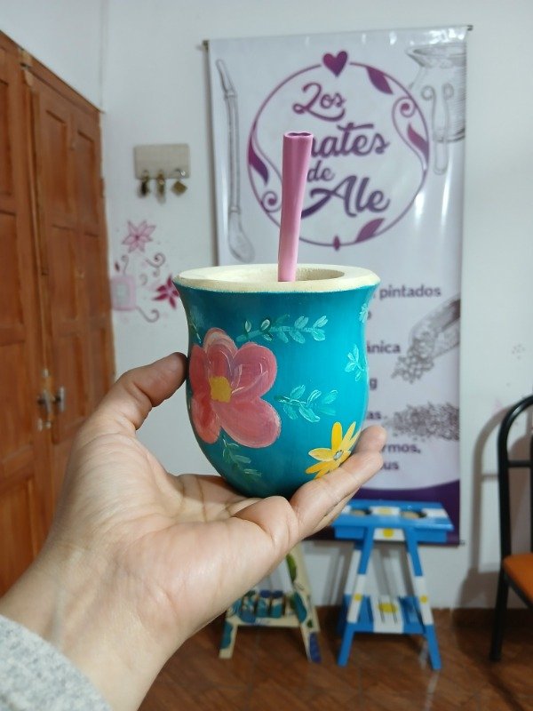 Producto - Mate de calabaza " CARIBBEAN" - 1