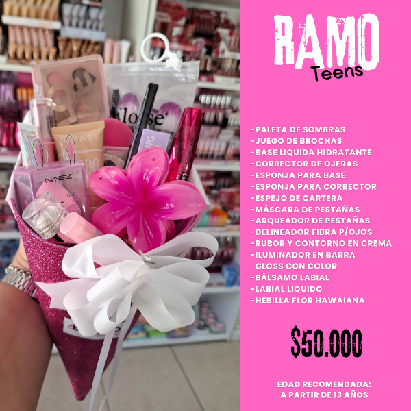 Producto - Ramo de maquillaje teens