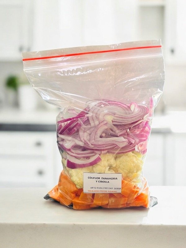 Producto - Coliflor,  zanahoria y cebolla 500gr