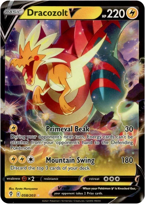 Producto - Dracozolt V - 058/203 - Evolving Skies - Holo