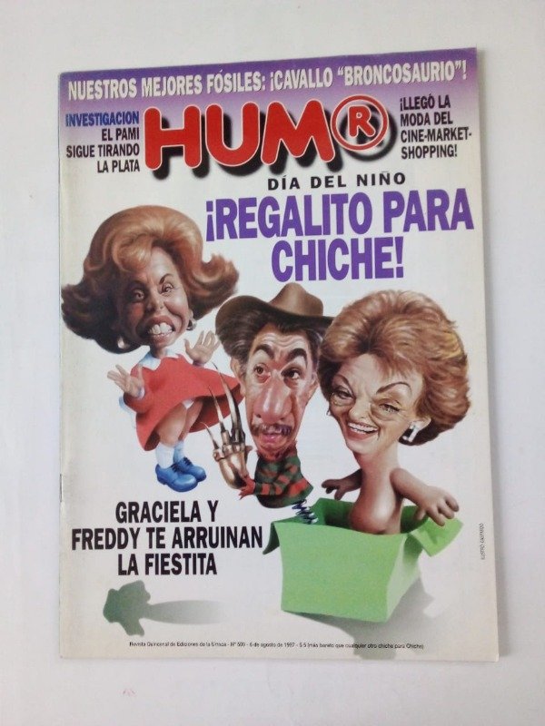 Producto - Humor #509 Regalito para Chiche - Agosto 1997 - Wargon Paredero